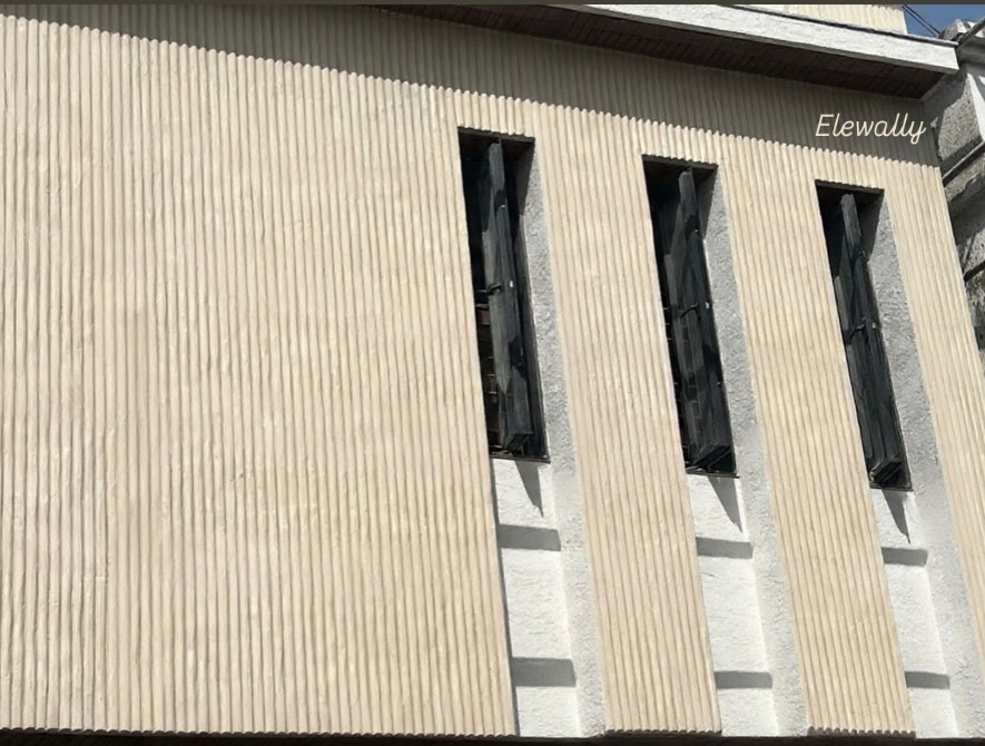 Elewally studio wall texture close-up